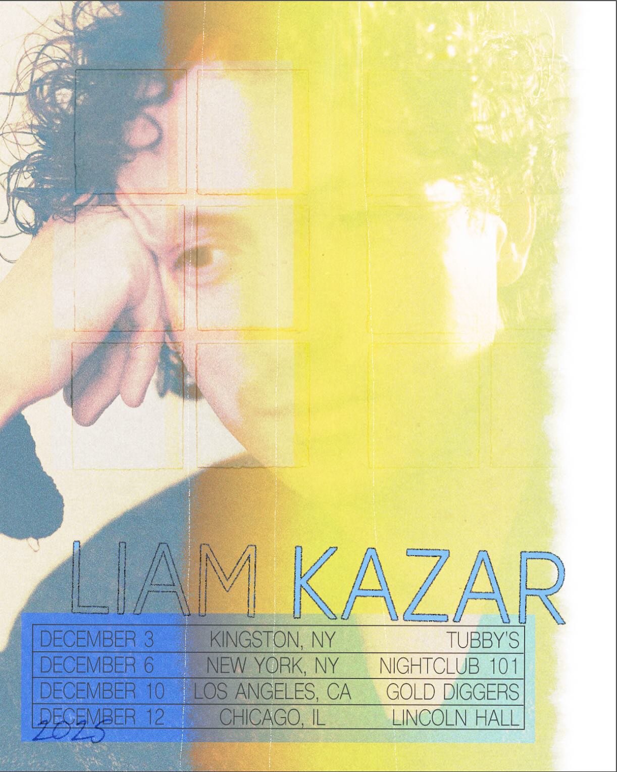 Liam Kazar Twilight Override & Pilot Light Headline Tour Poster 2025